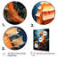 Hippocampe orange et bleu Symphony 2-823162513-823162474