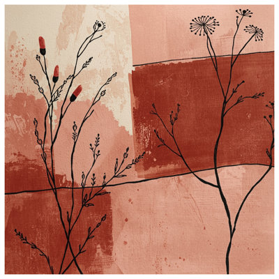 Abstract Floral Art Comforter