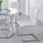 Jonasia 4 - Person Glass Top Pedestal Dining Set