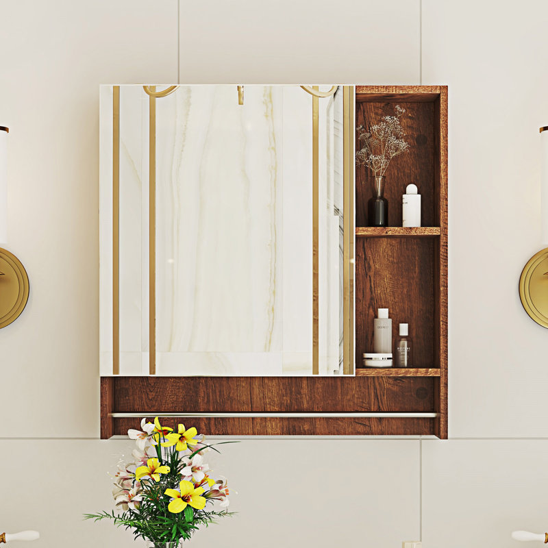 Armoire à pharmacie murale à miroir pour salle de bain