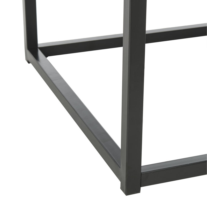 Baize End Table, Black