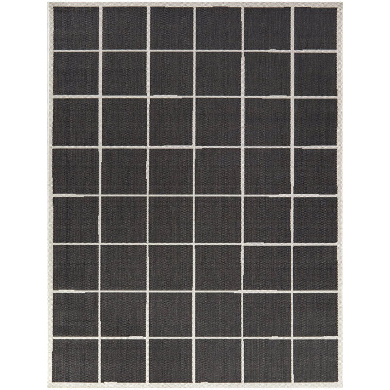  Tapis intérieur / extérieur moderne Messier, Rectangle 7 pi 10 po x 10 pi