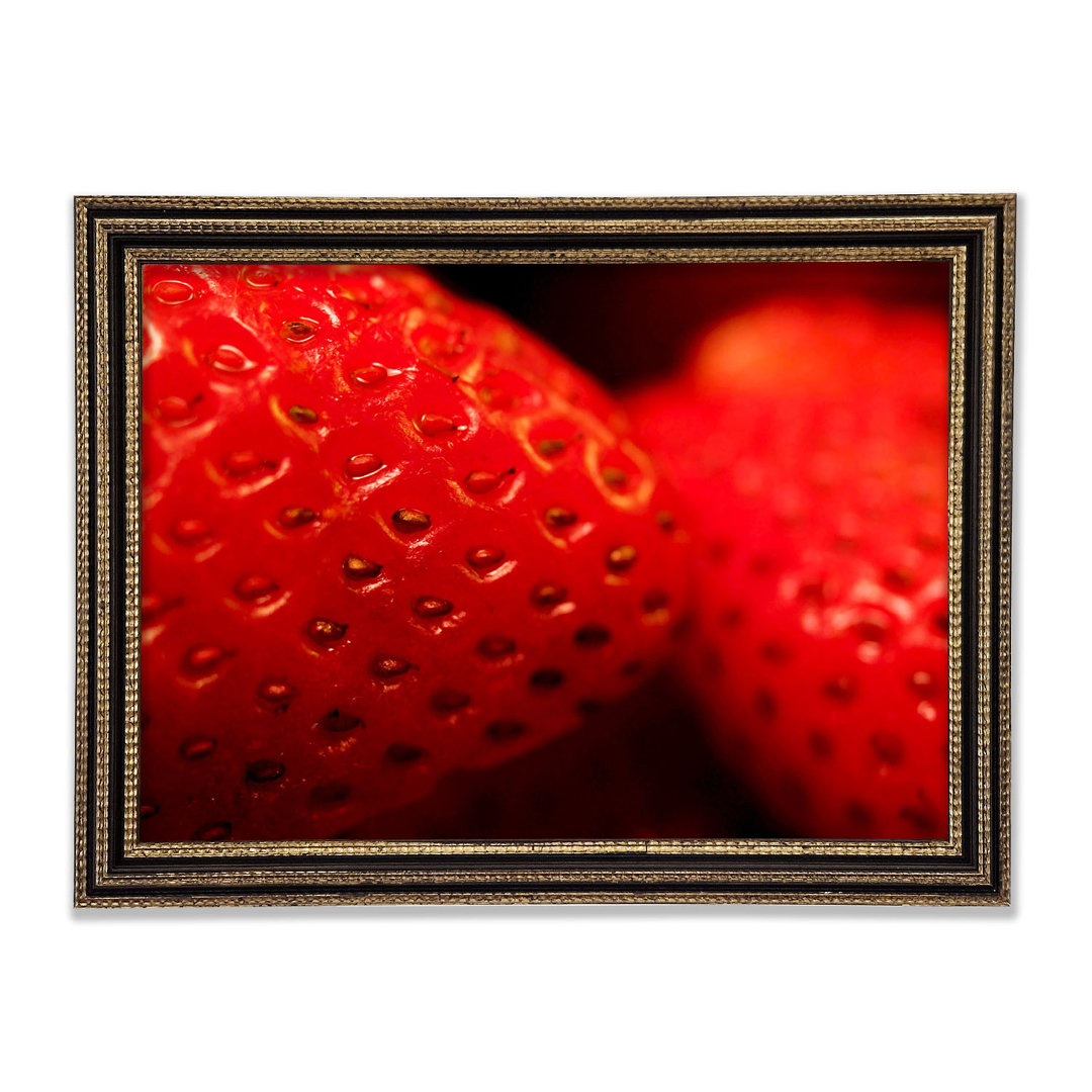 Gerahmtes Wandbild Strawberry Treat