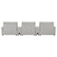 Siège de cinéma inclinable électrique 5 pièces Helsel - gris-122623050