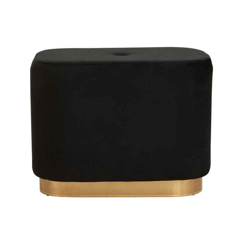 Manufactured Wood Accent Stool, Black