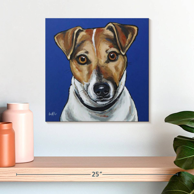 Crowle Jack Russell Buster, 16" H x 16" W