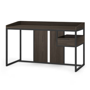 OFM Essentials Collection 2-Drawer Office Desk in Driftwood (ESS