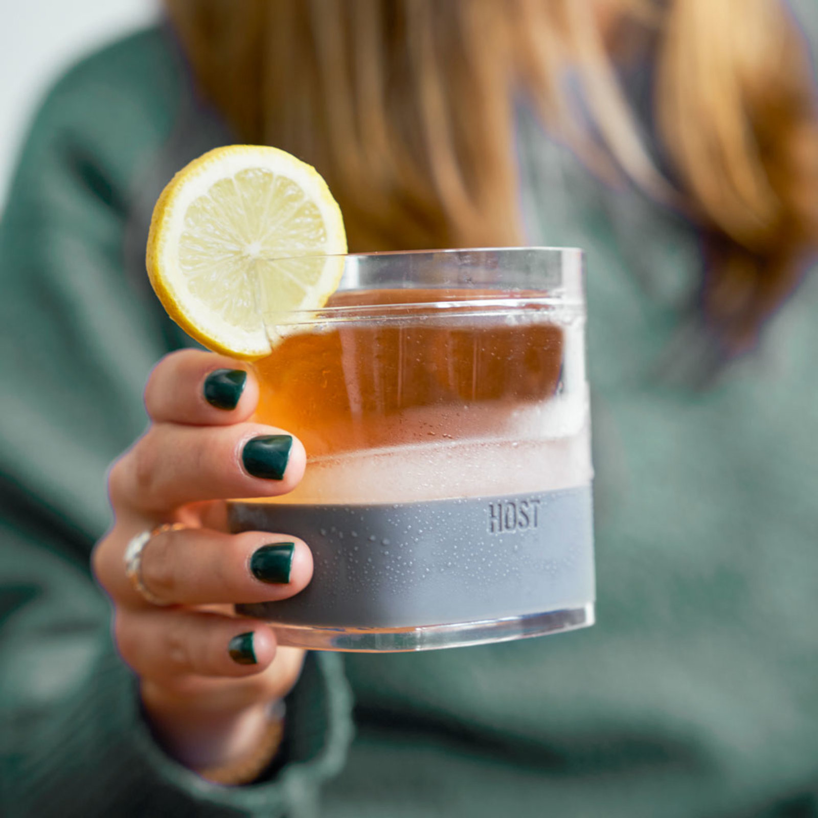 Whiskey FREEZE Cooling Cup in Smoke, Gray