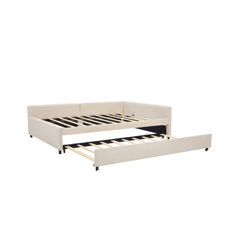 Lits en velours multifonctionnels peu encombrants, conception moderne pour la chambre à coucher et la chambre d'amis