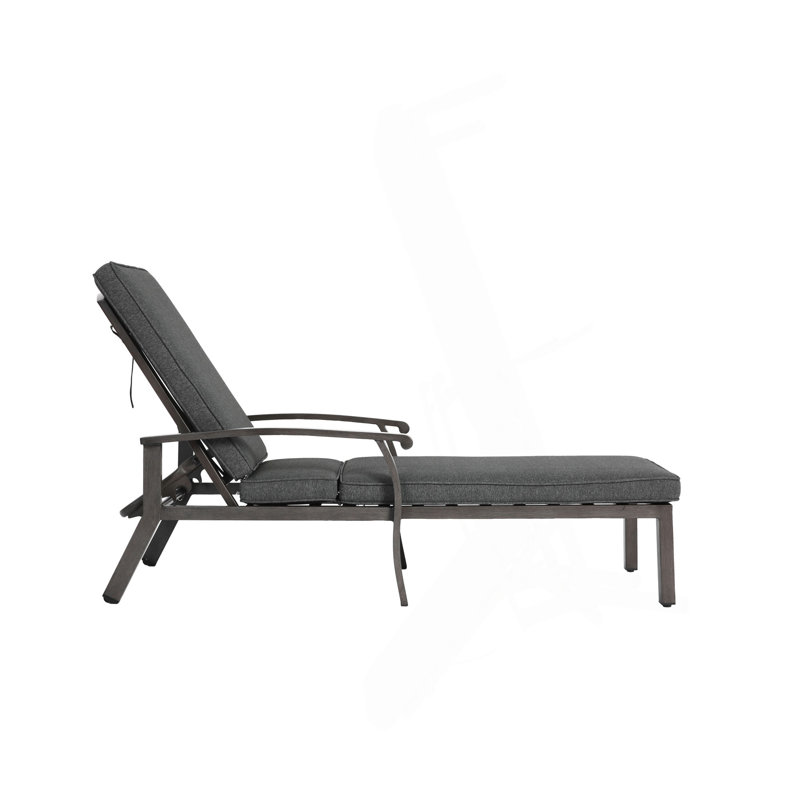 Aluminium Cast Lounge Chair, Gray
