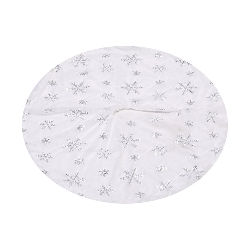 Lometa Fleece / Microfiber Tree Skirt, 2cm H x 90cm W x 90cm D