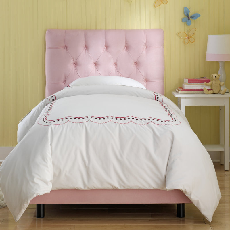 Deville Kids, Twin, Light Pink Microsuede