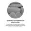 Causeuse inclinable 60 po en cuir 60 po, gris, moderne et compact-1652480501