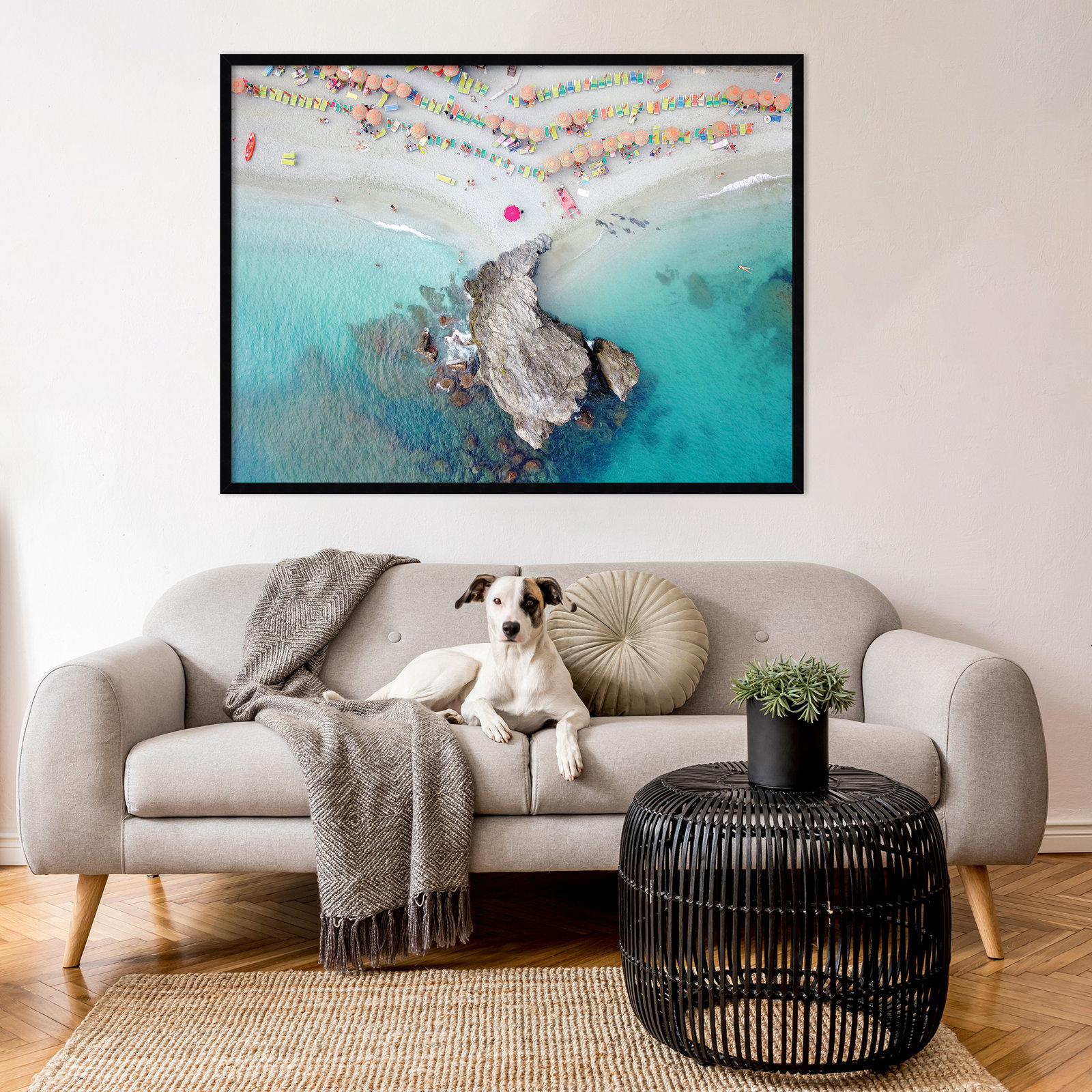 Monterosso 8 Photo Print, White, 31" H x 41" W