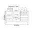 Buffet simple en bois de noyer noir-1225541292