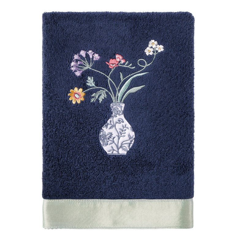 3 Piece Turkish Cotton Towel Set, Marine