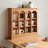 One Piece Solid Wood Storage Rack Simple European Style Solid Wood Kitchen Table Cup Holder