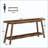 2-Tier Sofa Table,Console Table,Extra-Long Entryway Table-673010015