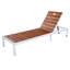 Méridiennes d'extérieur Fauteuil inclinable d'extérieur avec dossier réglable pour patio, bord de piscine ou plage