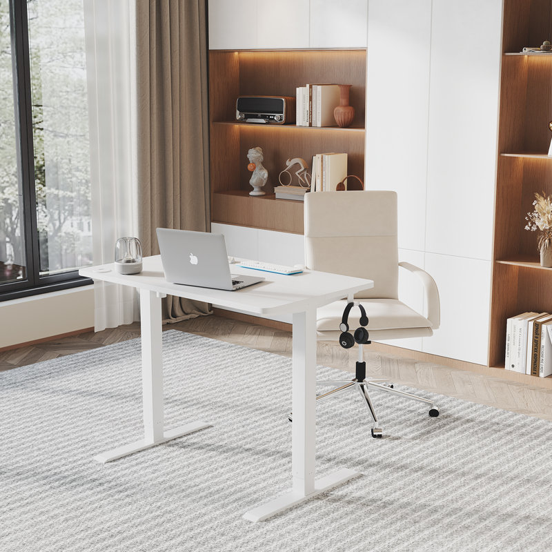 Alvana 100Cm W Height Adjustable Rectangular Standing Desk