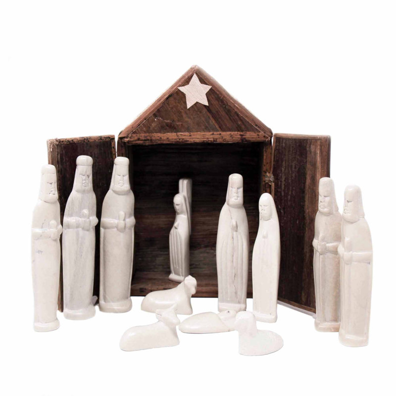 Ensemble de crèche de Noël 13 pièces