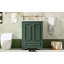 Ensemble de meuble-lavabo autoportant moderne avec lavabo en céramique-1150051309