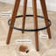Tabouret de comptoir pivotant 4 pièces Sirine-103707234