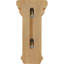 Corbeau de bois moyen l 5 po x P 5 3/4 po x H 10 po, chêne rouge (paquet de 4)-91124494