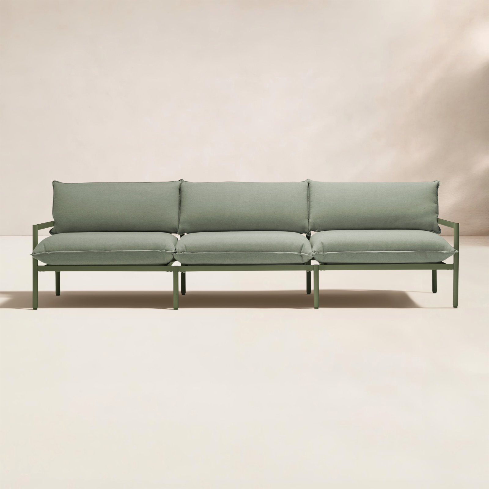 Terra 105" Sunbrella® Patio Sofa, Olive
