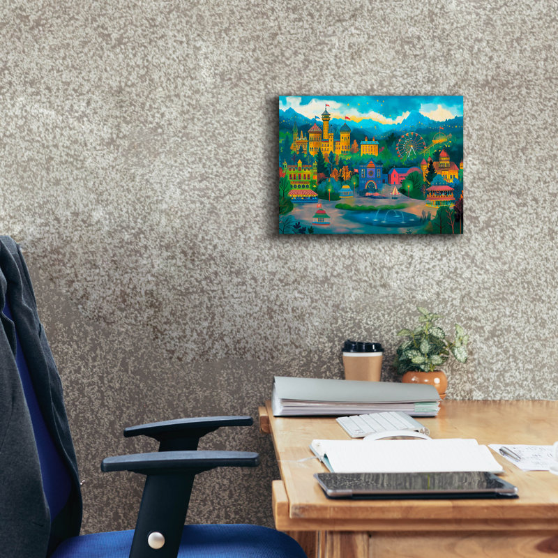  «Mystic Carnival Evening» par Doron David, art mural sur toile, 16 po x 12 po, H 12 po x l 16 po
