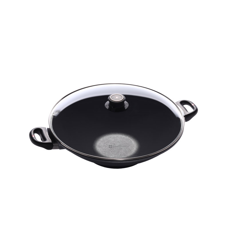 Swiss Diamond 14" Non-Stick Alumimum Wok with Lid