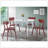 Roma Contemporary White Round Dining Table