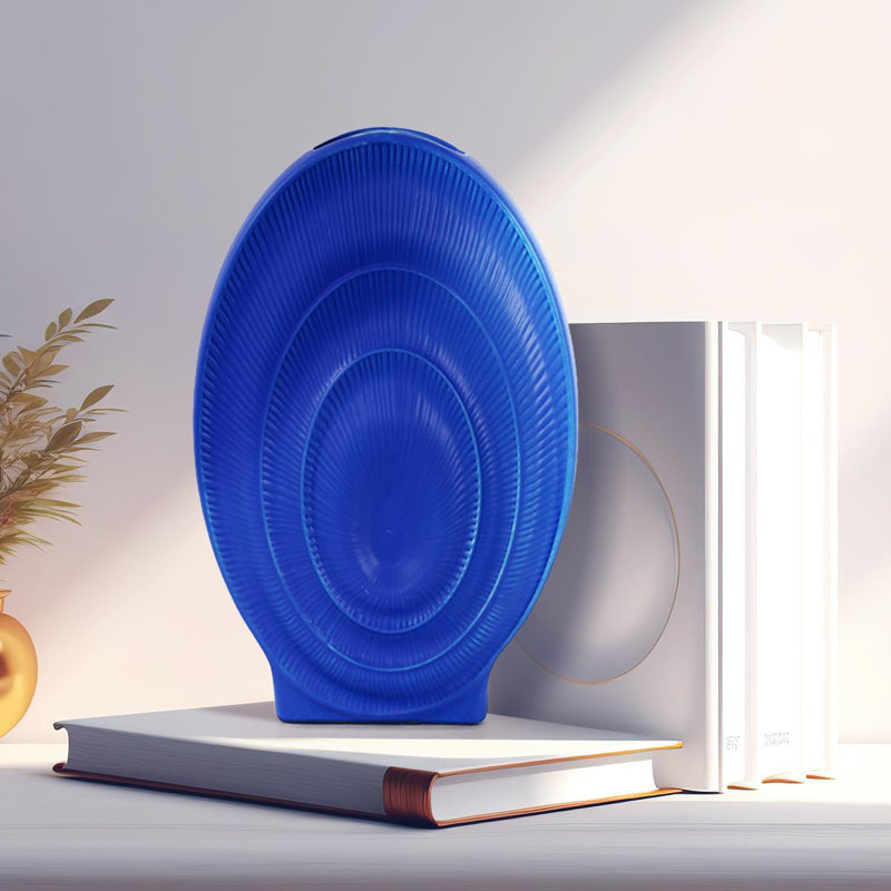 Vase Kymya, H 12 po x l 8 po x P 2,38 po