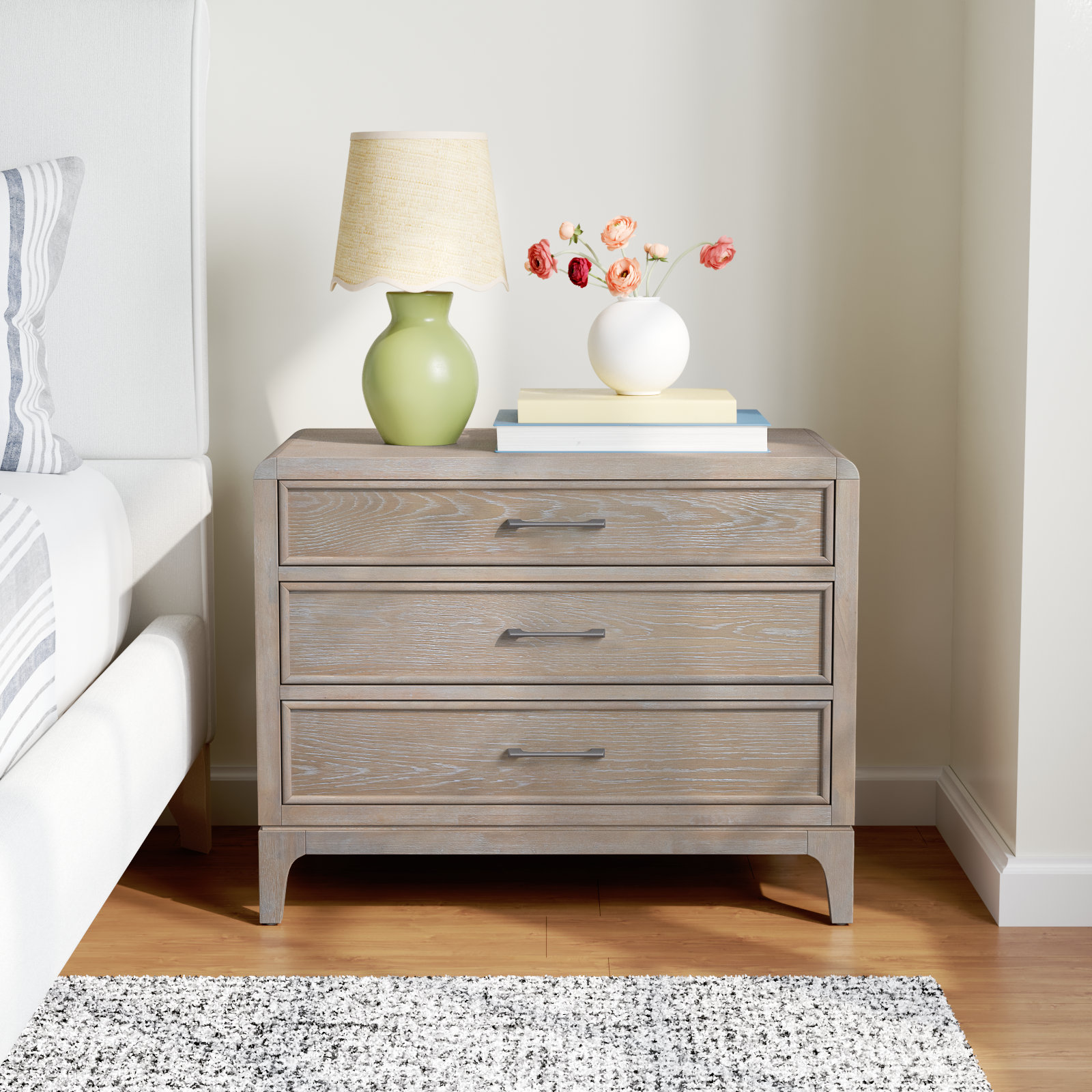 Mayhew 3 - Drawer Nightstand