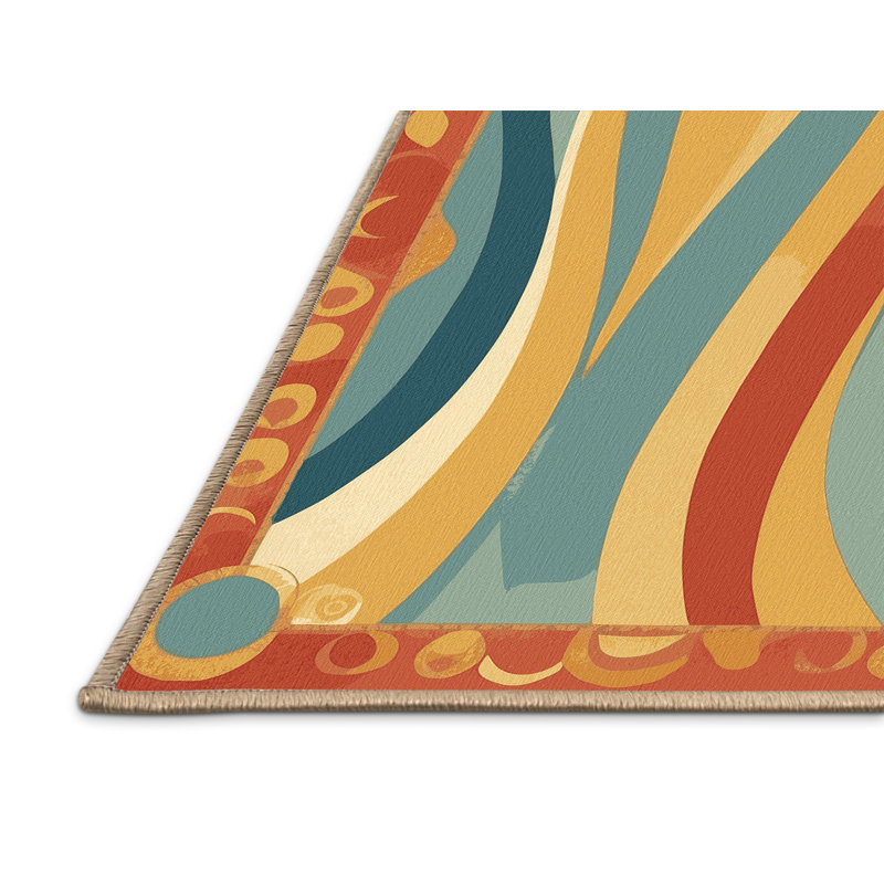 Tapis Groovy Curl, Rectangulaire 2 pi x 3 pi