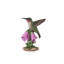 STATUE COLIBRI SUR FOXGLOVE