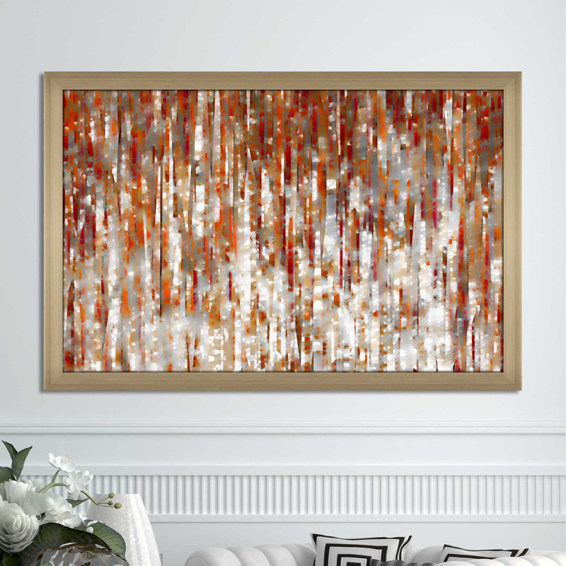 «Under His Care, Isaiah 54:17» par Mark Lawrence, reproduction d'art, Encadrement champagne, H 33,5 po x l 49,5 po x P 1 po