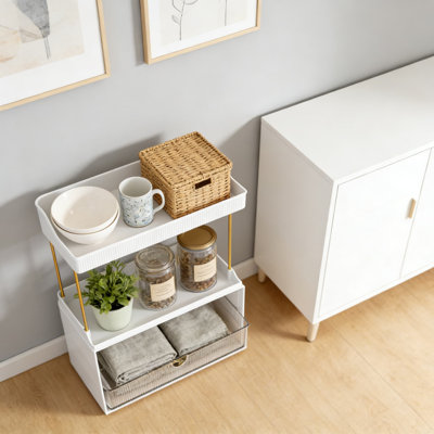 Ensemble de 2 organisateurs de maquillage transparents avec 6 tiroirs, 5 niveaux de rangement pour la salle de bain et la coiffeuse pour les cosmétiques, les soins de la peau, les parfums, les fournitures de bureau et les bijoux