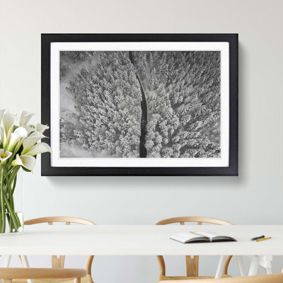 In a Winter Forest - Picture Frame Graphic Art Print