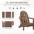 Andrekia Foldable Outdoor Adirondack Chair-1789810824
