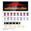 Electric Fireplace 42", Multi Colour Flame & , 11 Temp Settings, Automatic Cut-off Feature Ultra Thin 42 Inch Fireplace, Led , Double Protection, Settings