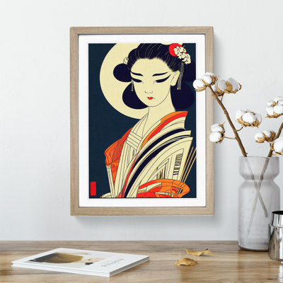 Artistic Geisha No.2 - Wall Art