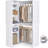 72"-108"Closet System With Drawers And Rods-1181748213