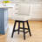 One Indoor/Outdoor Modern Classical Rotatable Bar Chair, City Armless Swiveling Bar Chair With Soild Wood Legs, High Table, Modern Counter, High Bar Stool, Home Office, Kitchen Island Chair-788587839