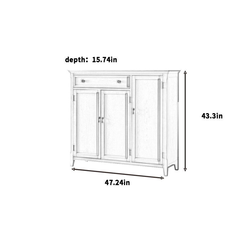 24 Pair Shoe Storage Cabinet, Green