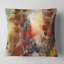 Brun artistique - coussin abstrait imprimé-30030506-30030508