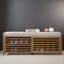 Banc de rangement 43 po patiné avec rangement-1992143306