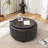 Savinien Upholstered Round Storage Ottoman-873350181