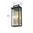 Moy Outdoor Wall Sconce in Black-2100326537
