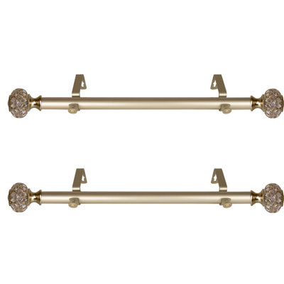 Stainless Steel Adjustable Single Curtain Rod